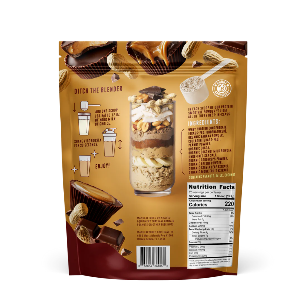 Chocolate Peanut Butter Protein Smoothie