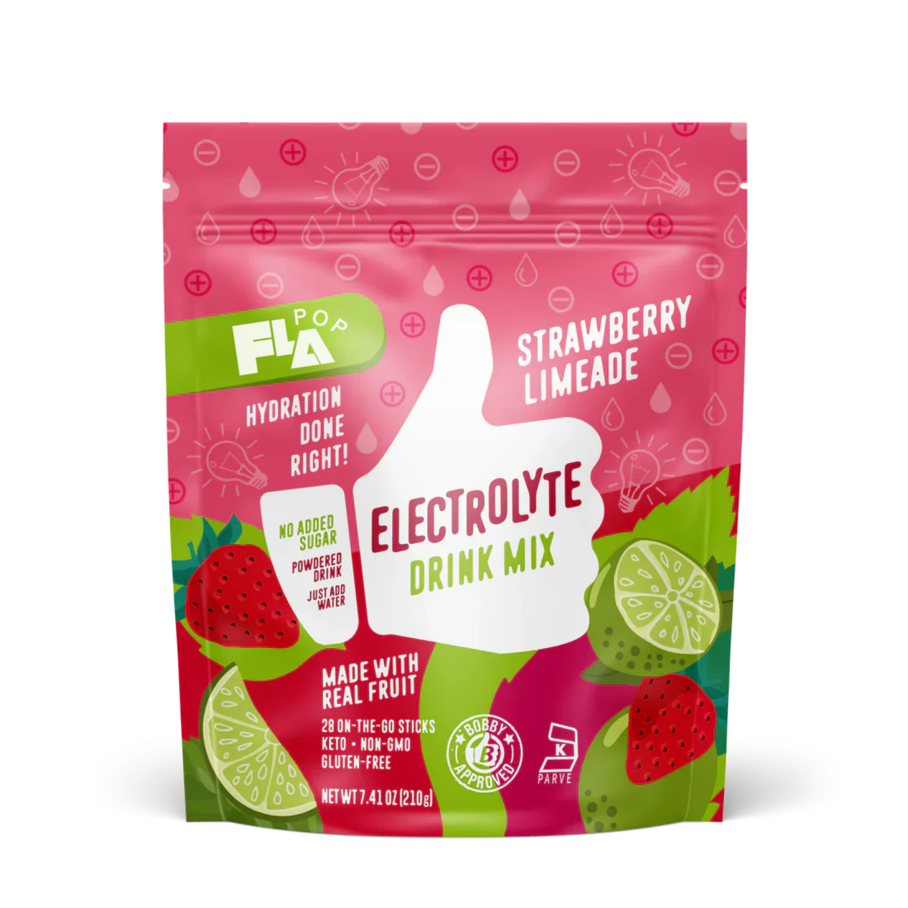 Strawberry Limeade Electrolyte Mix