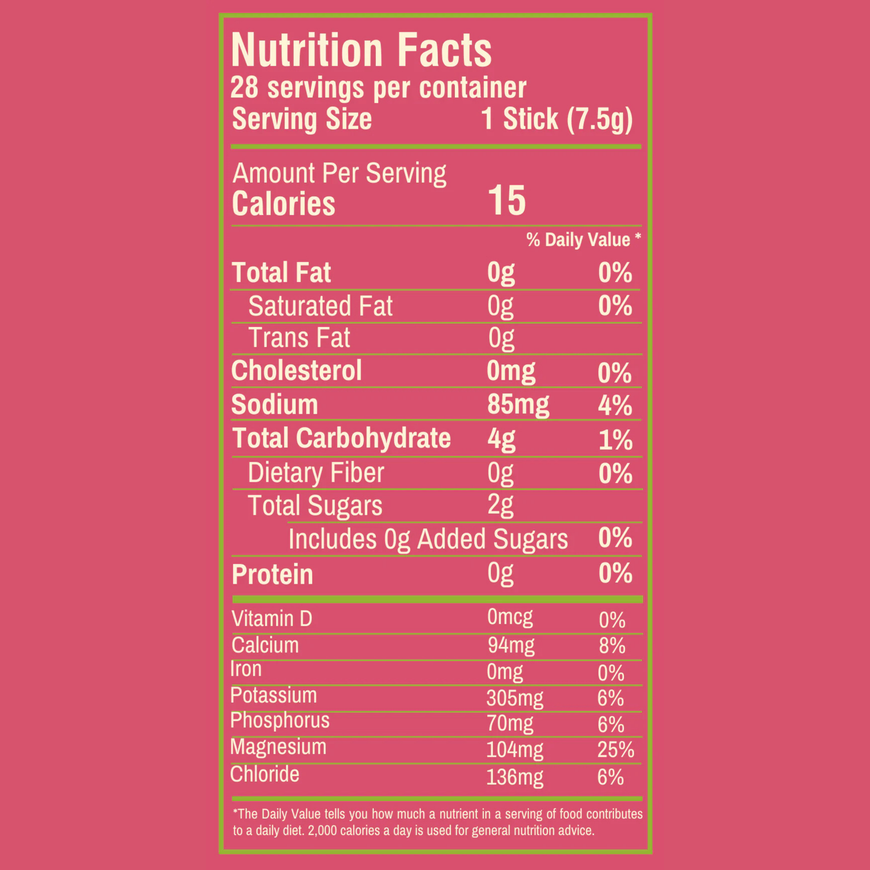 Strawberry Limeade Electrolyte Mix