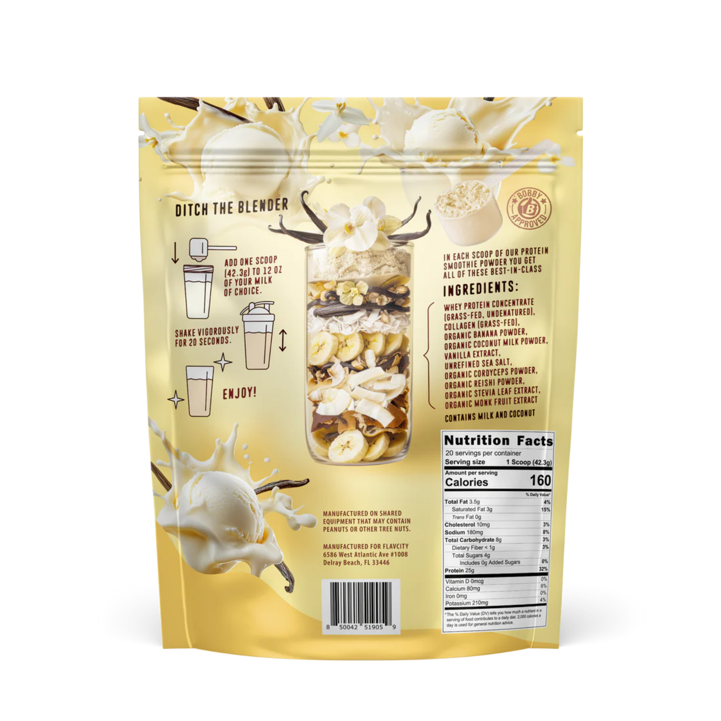 Vanilla Cream Protein Smoothie