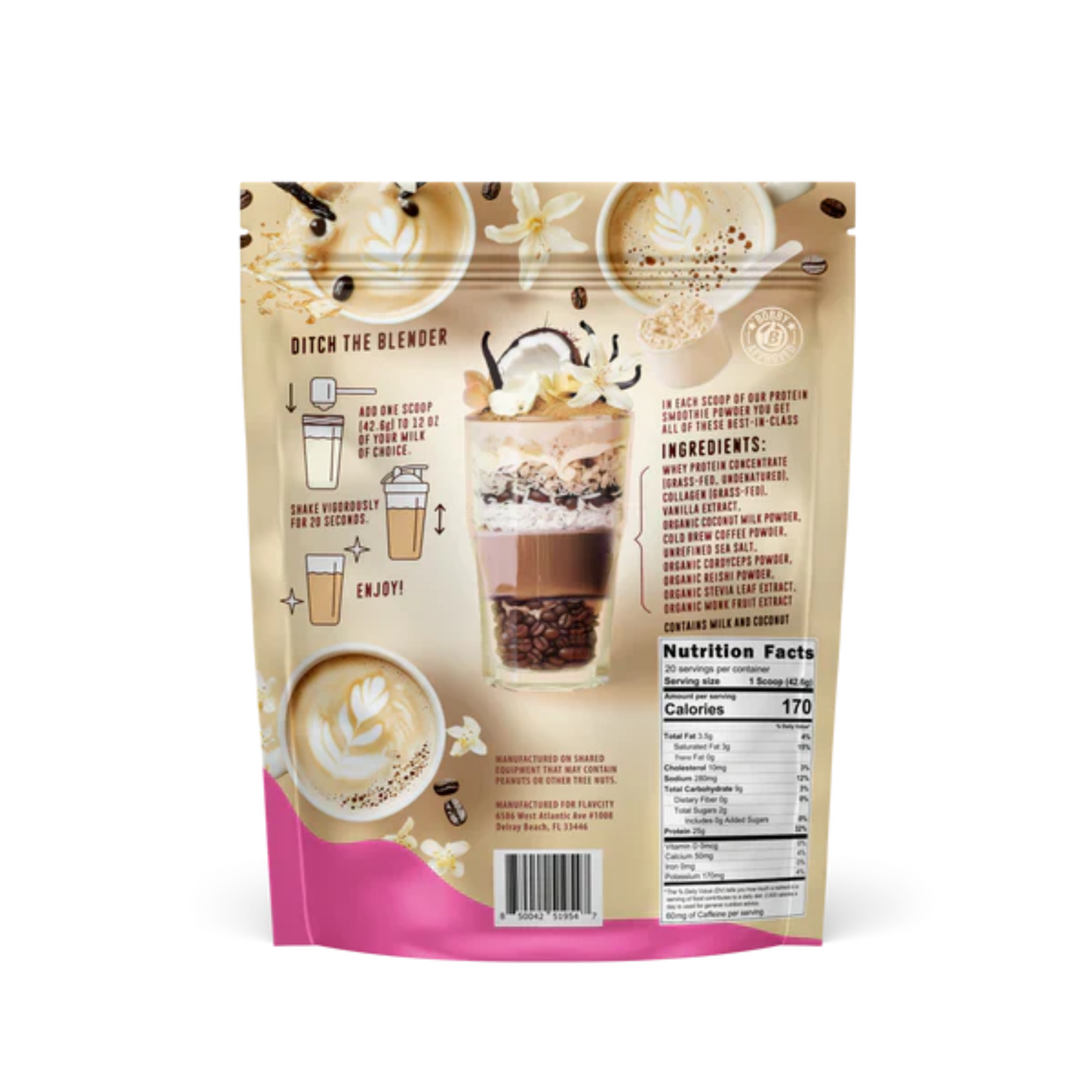 Vanilla Latte Protein Smoothie